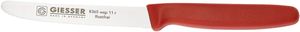 Giesser Serrated Knife Red Handle 11cm - 182404 - 1