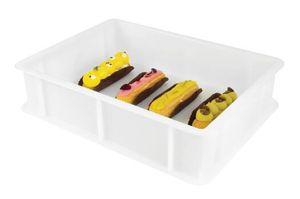 White Half Dough Container 400x300 Hdpe Height 10cm 9 L - 192816 - 3