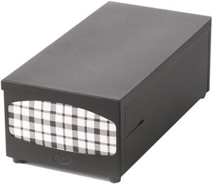 Horizontal Countertop Paper Napkin Distributor Ref. 713815 With Offset Fold. Integrated Pusher Dim: 350x180x130 Mm - 281020 - 1