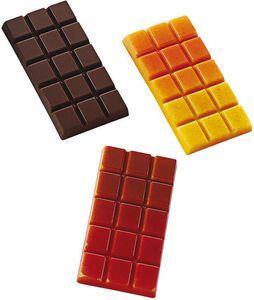 Mould Tray 275x175 For 12 Mini-chocolate Bars 11 G - 380246 - 1