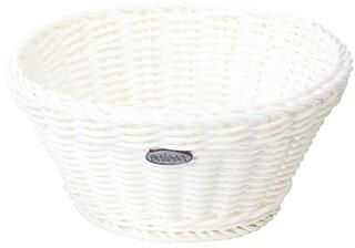 Polypropylene Bread Basket Round Ø 18cm White - 573492 - 1