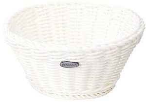 Polypropylene Bread Basket Round Ø 18cm White - 573492 - 1