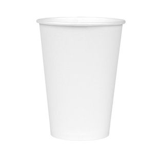 Box Of 1,500 (30 Bags Of 50) Hot Beverage White Paper Cups Ø 70 Mm 21.5 Cl - 701101 - 1