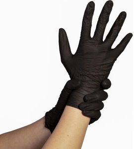 Dispenser For 100 Black Disposable Nitrile Gloves Size M - 730246 - 1