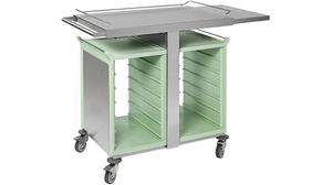 Ulysse Breakfast Trolley - 2x6 Gn 1/1 - Without Doors - With Imitation Stainless Steel Side Panels - 788203 - 1