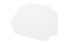 Packet Of 250 White Cardboard Squares With Foldable Edges 190 Mm - 930135 - 1