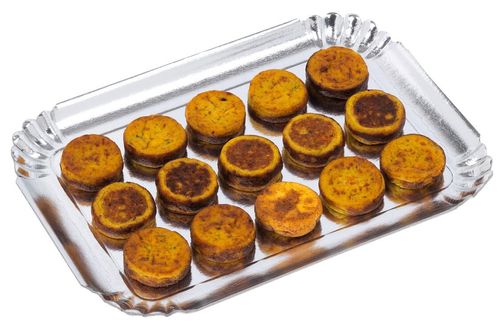 Packet Of 25 Foil Cardboard Trays 1 Side Silver 28x19cm - 930401 - 2