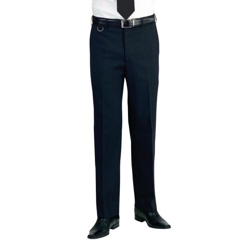 Brook Taverner Mens Long Leg Mars Black Waiting Trousers Size 28 - BA051-28 - 1