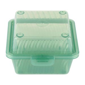FSG Returnables Small Burger Boxes Jade Green 500ml (24 Pack) - BW080 - 1