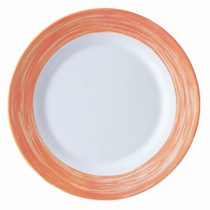 Arcoroc Brush Dessert Plates Orange 195mm (24 Pack) - JK569 - 1