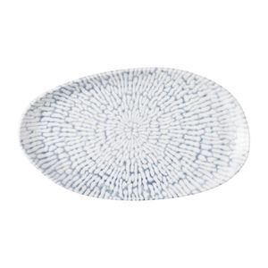 Churchill Cascade Natural Oblong Plates Indigo 260x150mm (6 Pack) - JM026 - 1