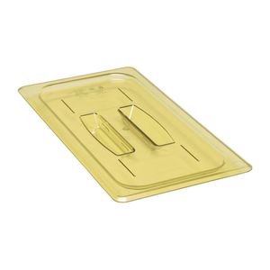 Cambro High Heat Polycarbonate 1/3 Gastronorm Lid with Handle (6 Pack) - HR272 - 1