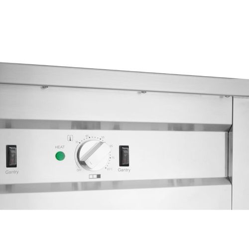 Buffalo Mobile Servery with Solid Heated Top 3x 1/1 GN - JB186 - 10