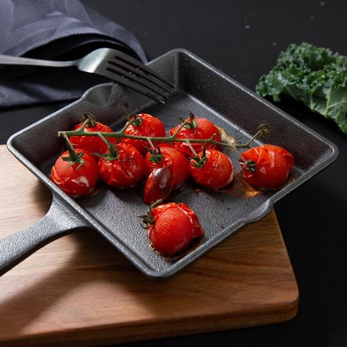 Olympia Cast Iron Square Pan 155x225mm - JF044 - 7