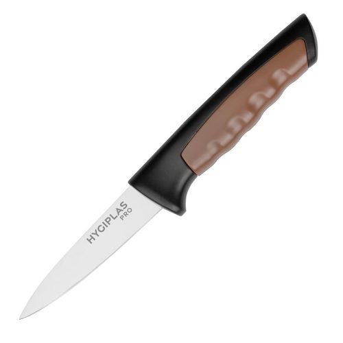 Hygiplas Pro Paring Knife Brown 9.3cm - JD227 - 1