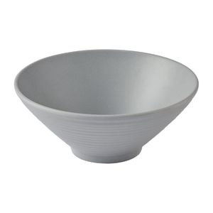 Churchill Emerge Melamine Rippled Small Bowl Seattle Grey 200mm (6 Pack) - JM181 - 1
