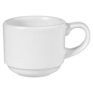 Churchill Profile Stacking Cups White 90ml (12 Pack) - FF634 - 1
