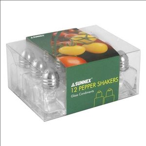 Square Pepper Shaker 12Pack - CC09-12P - 1