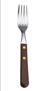 Sunnex Steak Forks Wooden Handle 1Dz Pack - 2258SUXD - 1