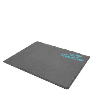 Custom Branded Natural Edge Slate Platter (32x26cm) - C4198 - 1
