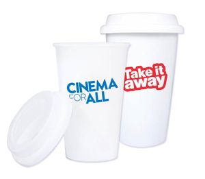 Custom Branded Ceramic Take-Away Mug (270ml) - C1344 - 1