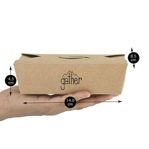 Custom Branded Kraft Takeaway Box (700ml) - C5826 - 1
