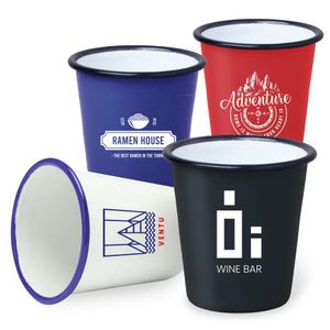 Custom Branded Enamel Tumblers (285ml/10oz) - C6625 - 1