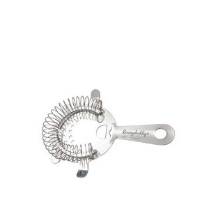 Custom Branded Stainless Steel 4 Prong Bar Strainer - C2977 - 1