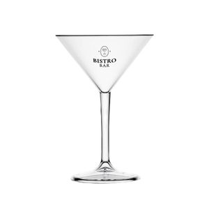 Custom Branded Reusable Premium Martini Glass - Half Pint (266ml/9oz) - C6743 - 1