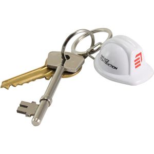 Custom Branded PVC Hard Hat Keyring - D0030 - 1