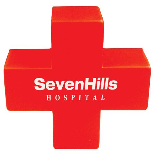 Custom Branded Stress First Aid Cross - S0799 - 1