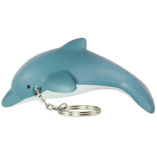 Custom Branded Stress Dolphin Keyring - S0187 - 1