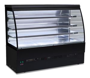 Sterling Pro EVO-SELF-180-BLACK Black Self Service Patisserie Counter, 1800mm - EVO-SELF-180-BLACK - 1