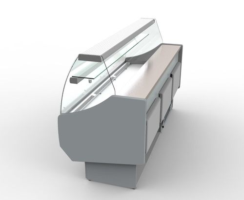 Coreco CVED-8-30-C Curved Glass Serveover, 2995mm - CVED-8-30-C - 5