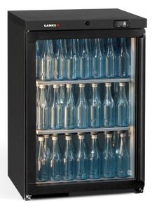 Gamko MG3/150LG Maxiglass Left Hand Hinged Glass Single Door Undercounter Bottle Cooler, 150 Litres - MG3-150LG - 1