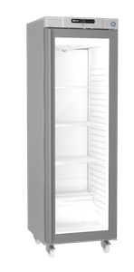 Hoshizaki Compact KG420R C DR G U Glass Single Door Stainless Steel Upright Display Refrigerator, 343 Litres - KG420 R-C DR G U - 3