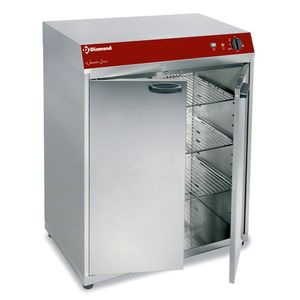 Diamond GEMMA120/V 2 Hinged Door Ventilated Hot Cupboard, 120 Plates - GEMMA120-V - 3