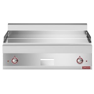 Diamond E65/PLCD10T-230V/3-N Extra Large Smooth Cooking Plate Countertop Chrome Electric Griddle, 12kW - E65-PLCD10T-230V-3-N - 1