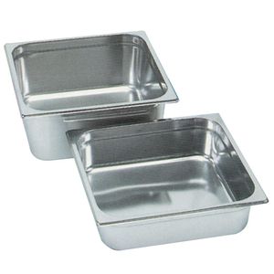 Diamond 2/3-100 Gastronorm Stainless Steel H. 100Mm Cap. 9,1L. - 2-3-100 - 1