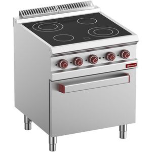 Diamond E7/4VCF7-N 4 Vitroceramics Plates Freestanding Electric Range Cooker on Electric Oven, 13.9kW - E7-4VCF7-N - 1