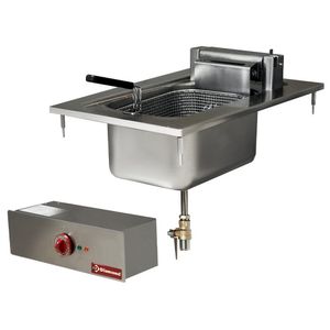 Diamond EDI/F104 Single Basket Countertop Electric Fryer, 7.5kW - EDI-F104 - 1