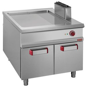 Diamond E1/PMA2 Freestanding 2/3 Smooth 1/3 Grooved Fry Top Electric Griddle on Netrual Closed cupboard, 12kW - E1-PMA2 - 1