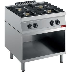 Diamond G17/4BA8-R 4 Stove Freestanding Gas Range Cooker on Neutral Open Cupboard - G17-4BA8-R - 1
