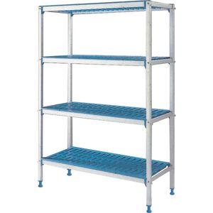 Diamond RLA/075-4/EF Linear Rack In Aluminium Gn 4 Levels "Modular Rack" - RLA-075-4-EF - 1