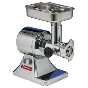 Diamond TS12/X Stainless Steel Table Top Meat Mincer - TS12-X - 1