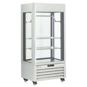 Diamond MAX-607-MW Glass Showcase w/ 2 Shelves & 1 Meat Bar, 600 Litres - MAX-607-MW - 1