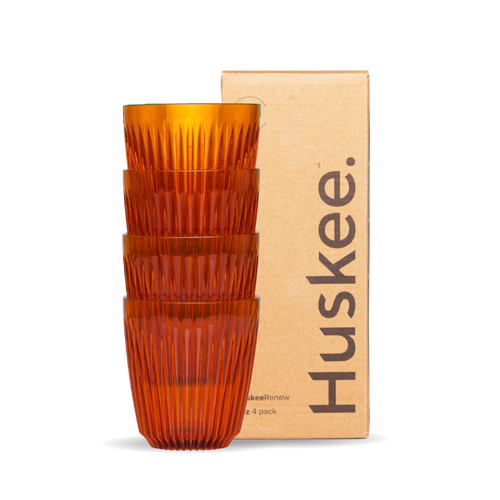 8oz HuskeeRenew 4-Pack Amber (X12) - 1