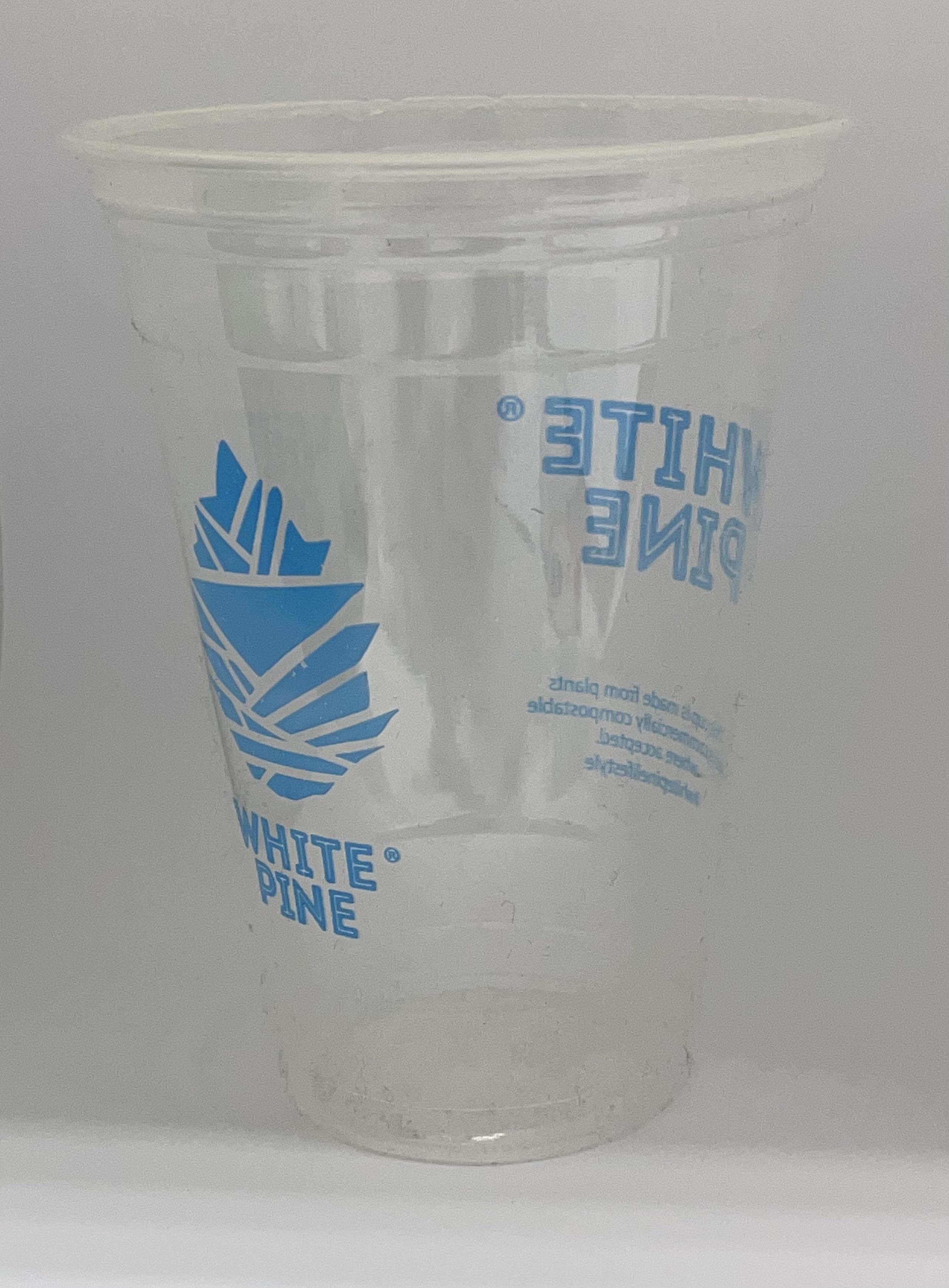 WPINE-COLD - White Pine Branded Compostable Cold Cups - Case 1000 - WPINE-COLD