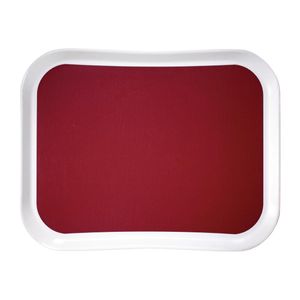 Cambro Versa Lite Century Fun Polyester Canteen Tray Raspberry 430mm - GH237 - 1