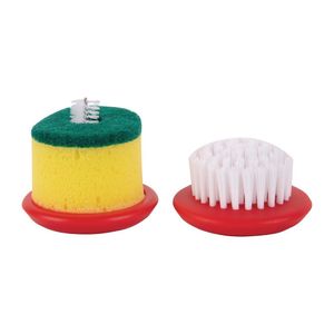 Urnex Scrubz Espresso Machine Group Head Replacement Cleaning Brush Head Set - DE321 - 1